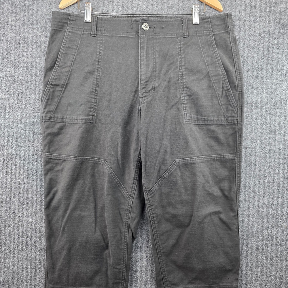 REI Cooperative Mens Charcoal Gray Stretch Cotton Utility Jogger Pants 38W x 32L